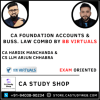 CA Foundation Accounts Buss Laws Fastrack Batch Combo by CA Hardik Manchanda CS Arjun Chhabra