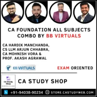 CA Foundation All Subjects Fastrack Batch Combo by BB Virtuals Faculty