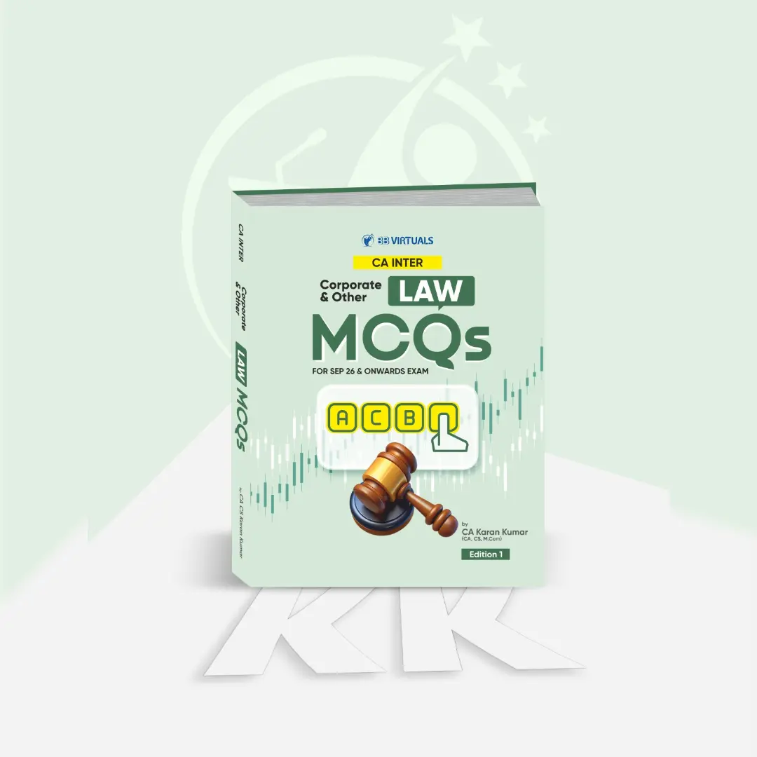CA Study Shop Homepage 36 CA Inter Corporate and Other Laws MCQ Book by CA Karan Kumar