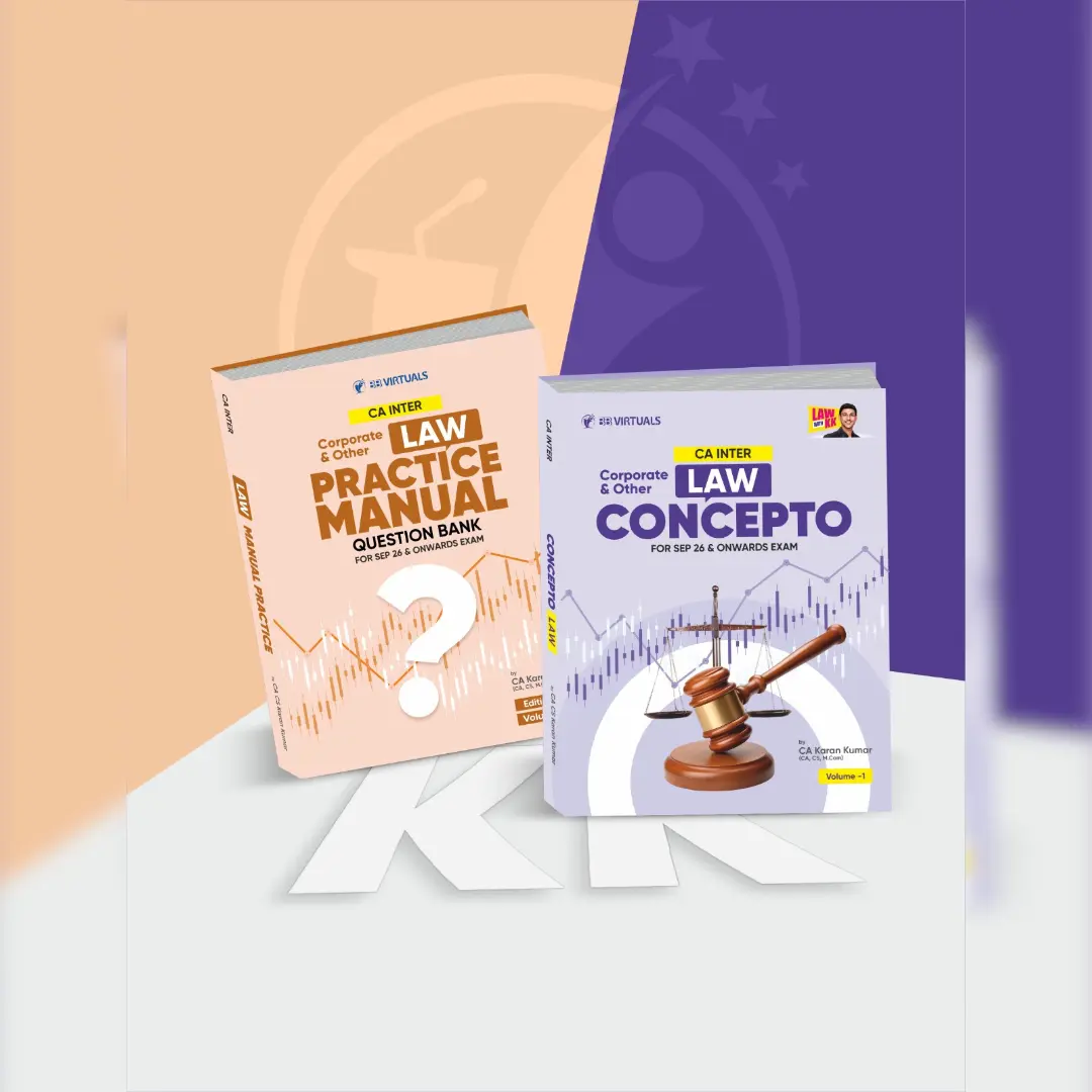 CA Study Shop Homepage 35 CA Inter Corporate and Other Laws Main Book and Question Bank Combo by CA Karan Kumar
