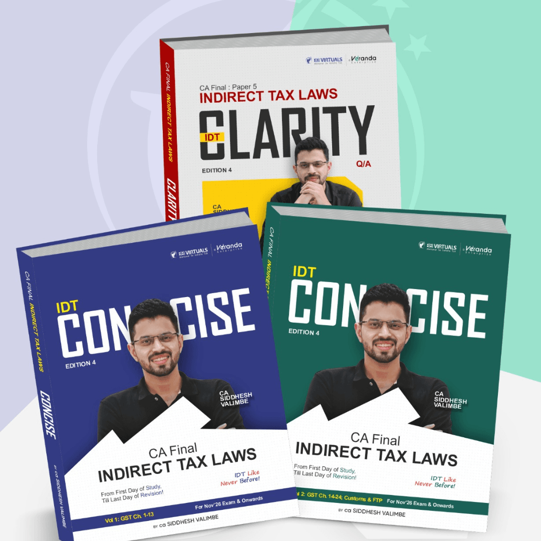 CA Study Shop Homepage 33 CA Final IDT Books by CA Siddhesh Valimbe