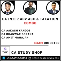 CA Inter Adv Acc Taxation Fastrack Batch Combo by CA Aakash Kandoi CA Bhanwar Borana CA Amit Mahajan