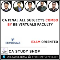 CA Final All Subjects Exam Oriented Batch Combo by BB Virtuals Faculty