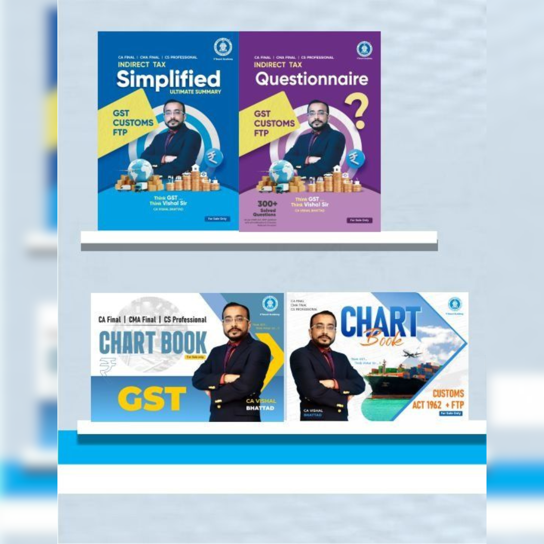 CA Study Shop Homepage 33 CA Final IDT Complete Simplified Questionnaire and Chart Book Set by CA Vishal Bhattad