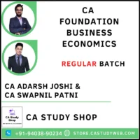 CA Adarsh Joshi CA Swapnil Patni CA Foundation Economics Full Course