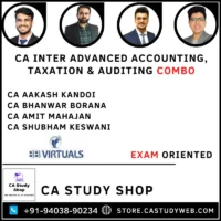 CA Inter Adv Acc Taxation Auditing Fastrack Batch Combo by CA Aakash Kandoi CA Bhanwar Borana CA Amit Mahajan CA Shubham Keswani