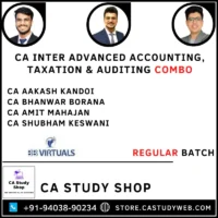 CA Inter Adv Acc Taxation GST Only Auditing Regular Batch Combo by BB Virtuals Faculty
