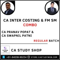 CA Inter Group II Costing FM SM Regular Batch Combo by CA Pranav Popat & CA Swapnil Patni