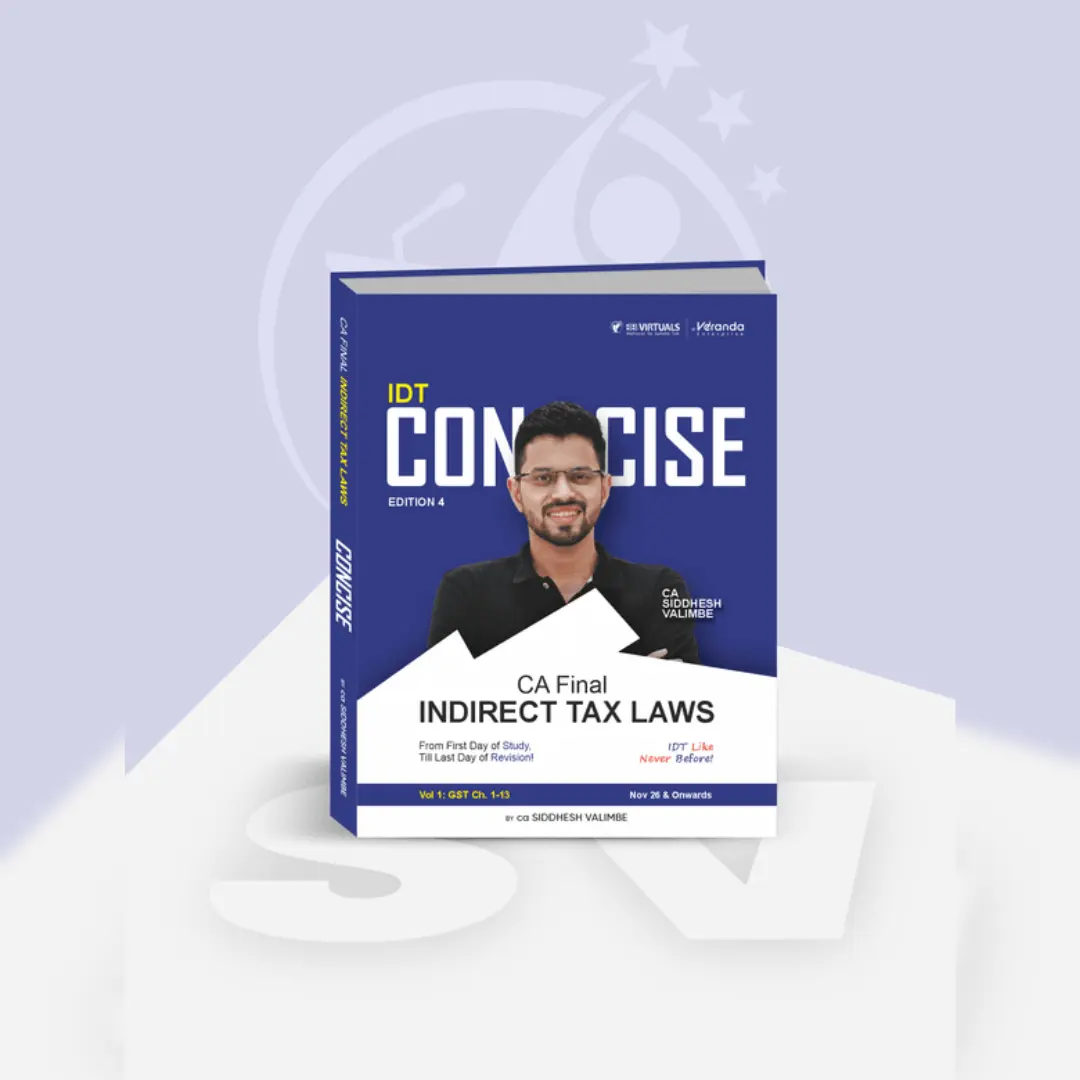 CA Study Shop Homepage 35 CA Final IDT Concise Concept Book by CA Siddhesh Valimbe
