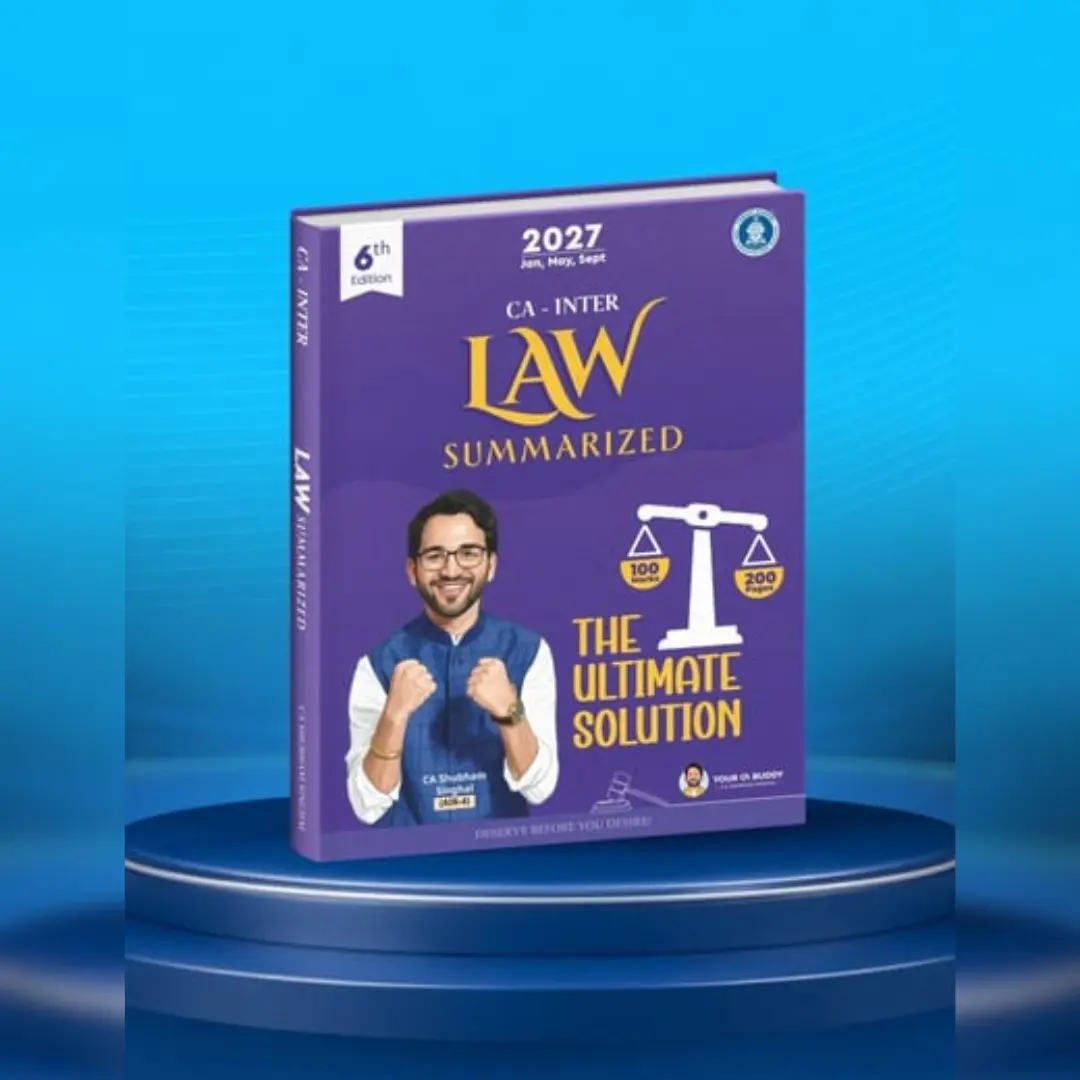 CA Study Shop Homepage 39 CA Inter Law Summary Book by CA Shubham Singhal