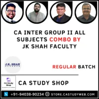 CA Inter Group II All Subjects Regular Batch Combo by JK Shah Faculty