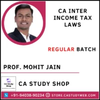 Prof. Mohit Jain CA Inter Income Tax Laws Full Course