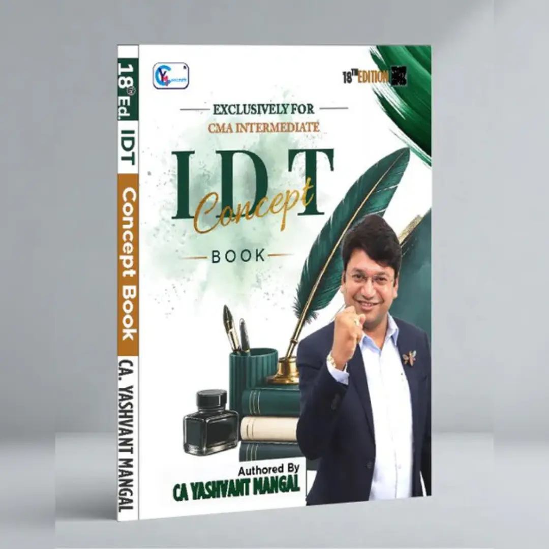 CA Study Shop Homepage 39 CMA Inter IDT Concept Book by CA Yashvant Mangal