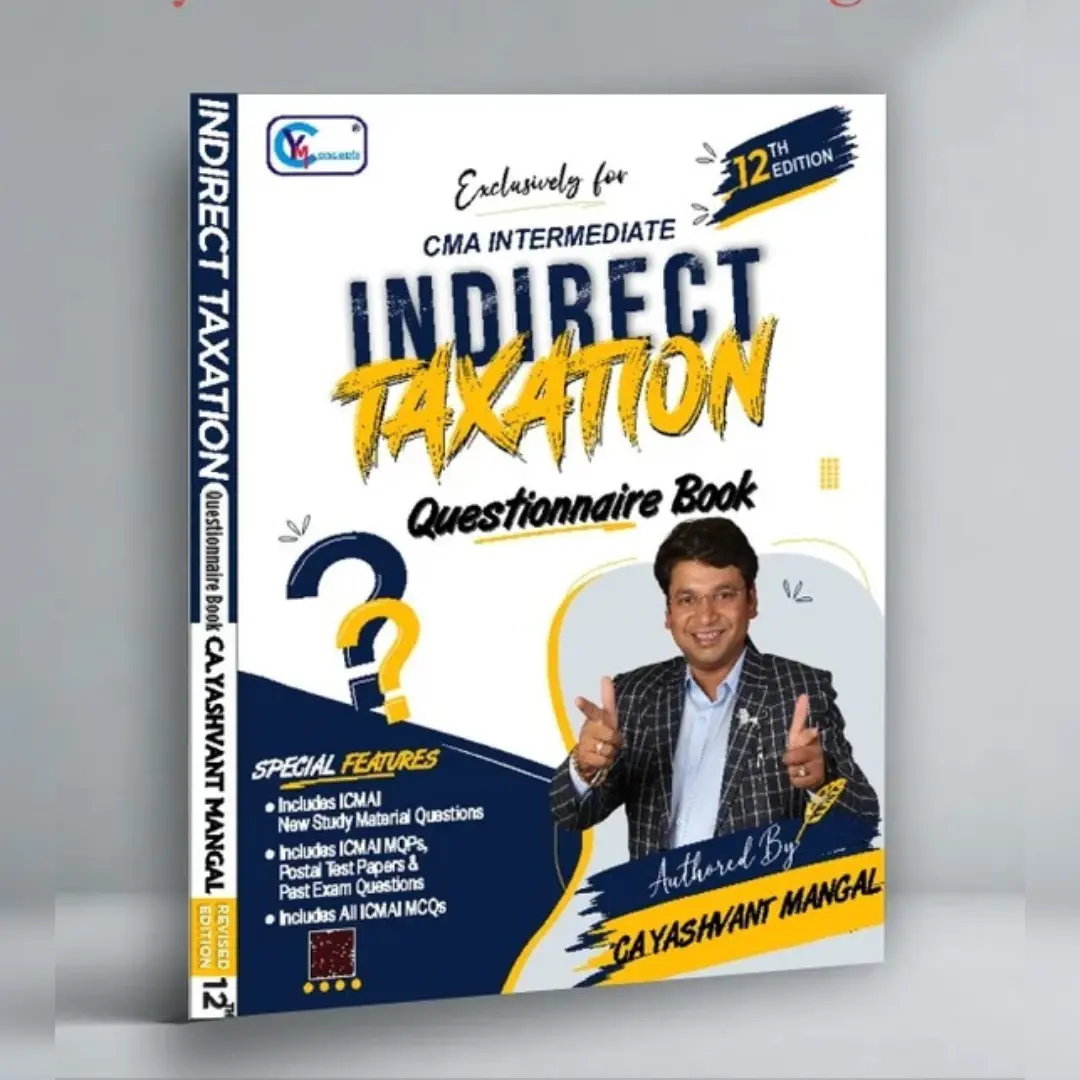CA Study Shop Homepage 40 CMA Inter IDT Questionnaire Book by CA Yashvant Mangal