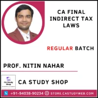 Prof. Nitin Nahar CA Final Indirect Tax Laws Full Course
