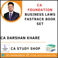 CA Foundation Business Laws Fastrack Book Set by CA Darshan Khare