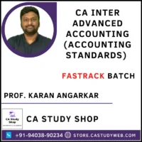 Prof. Karan Angarkar CA Inter Adv Acc (Accounting Standards) Fastrack Batch