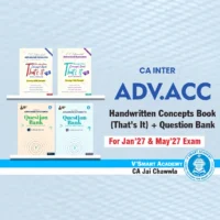 CA Inter Adv Acc That's It Book Set by CA Jai Chawla
