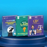 CA Inter Law Edition 7 combo: Summary Book, Question Bank and Case Scenario Booklet by CA Shubham Singhal