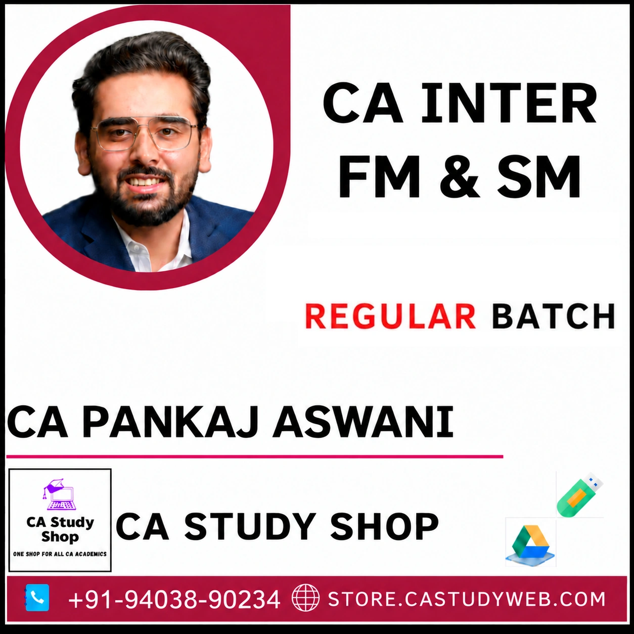 CA Study Shop Homepage 42 CA Inter FM and SM Regular Batch by CA Pankaj Aswani